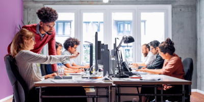 デバイスの状況をリアルタイムで可視化しているイメージ