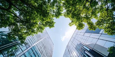 ビルと自然のイメージ