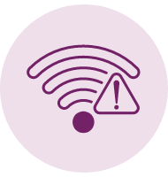 不安定なインターネット環境