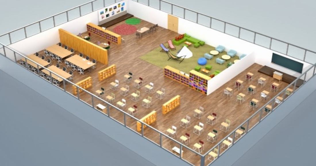 レノボ  メタバース スクール - 空間デザインによる支援